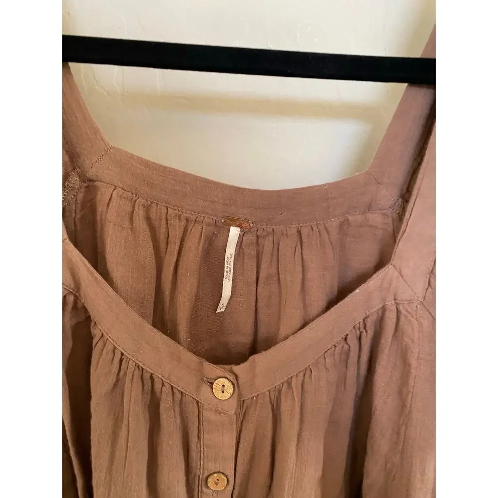 Free People So Fresh Tunic Mini Dress Size S